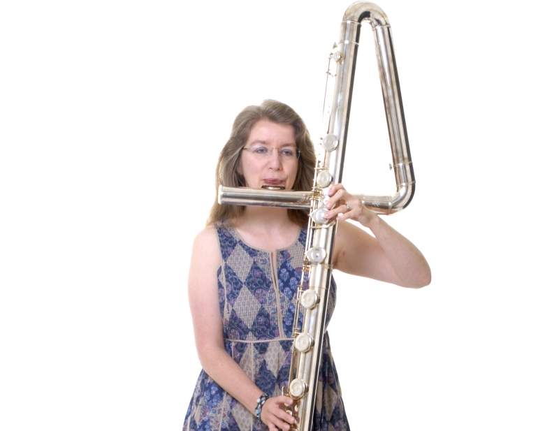 Andrea with flute